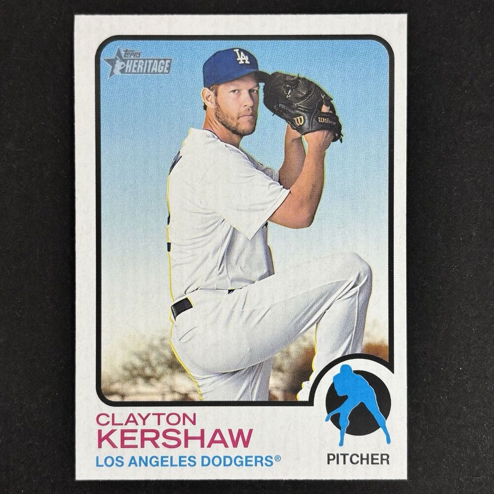 2022 Topps Heritage Player Icon Swaps Variation Clayton Kershaw SSP Case Hit